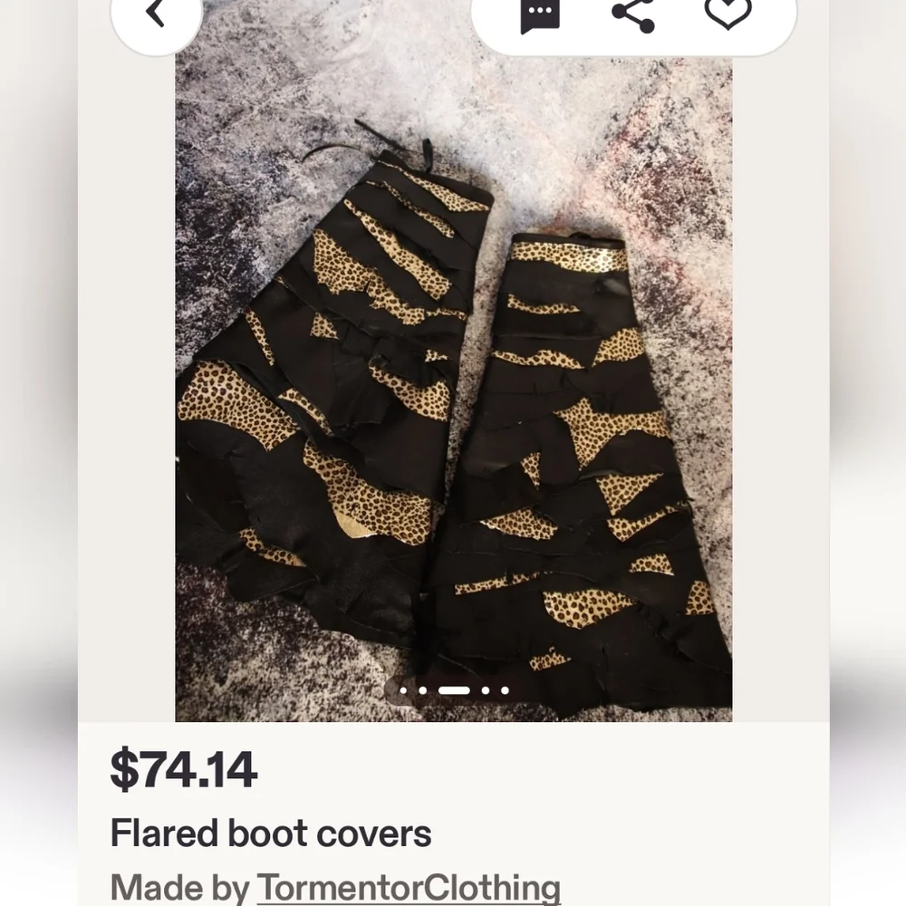 SEXY BOOT COVERS/SHORT OR TALL! - Picture 5 of 8